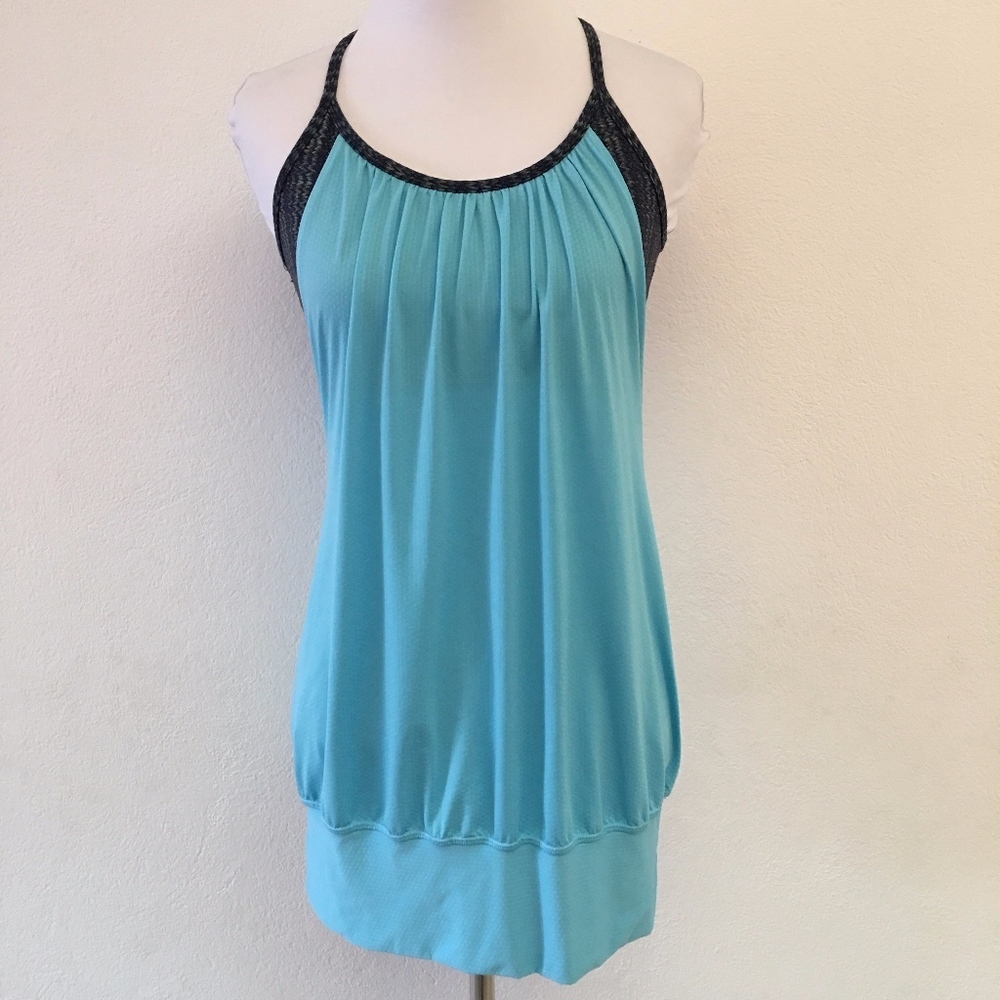 Lululemon No Limits Tank Top Blue Gray Size 4